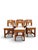 Rustic Teak Dining Chairs from WASA, Set of 6 For Sale - Image 3 of 10