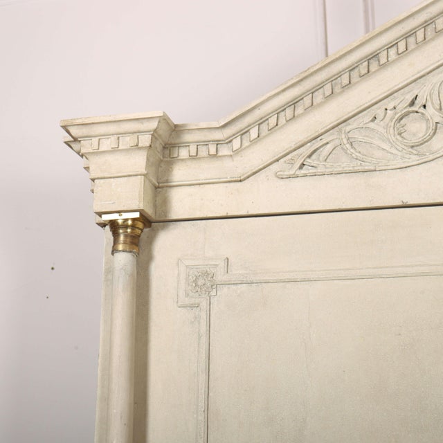 Dutch Painted Linen Cupboard For Sale - Image 3 of 11