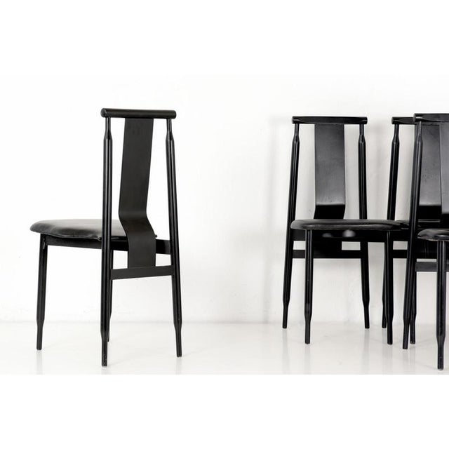Lierna Chairs by Pier Giacomo and Achile Castiglioni for Gavina, Italy, 1958, Set of 6 For Sale - Image 3 of 12