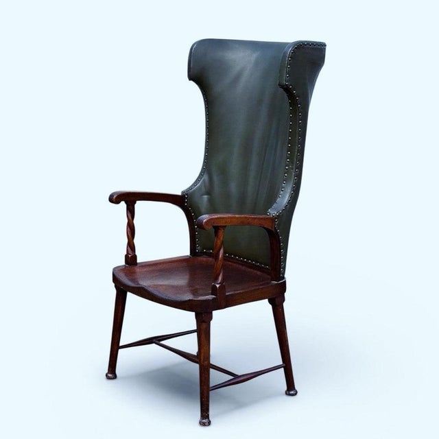 Victorian Mahogany Porters Hall Chair For Sale - Image 10 of 10