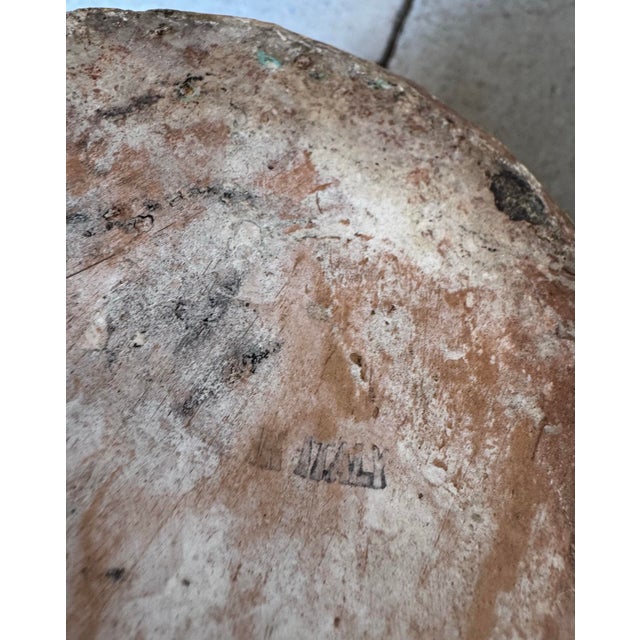 Vintage Italian Majolica Sgraffito Glazed Terracotta Urn or Vase For Sale - Image 10 of 11