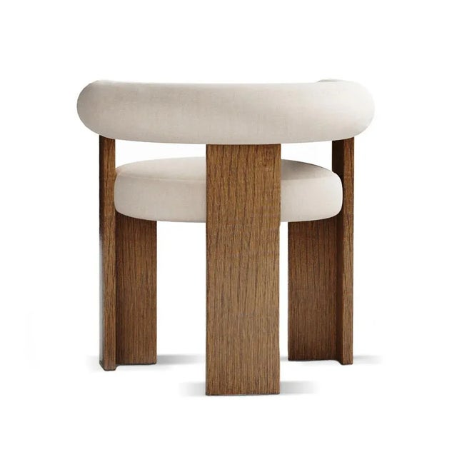 Collector Modern Cassette Chair in White Fabric and Smoked Oak by Alter Ego, in New conditions. Designed from 2000