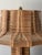 Mid-Century Handcrafted Sculptural Wood Table Lamp For Sale - Image 9 of 11