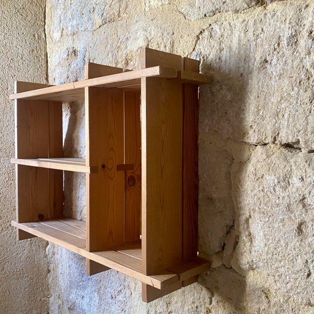 Mid-Century Pine Shelf, 1970s For Sale - Image 10 of 13