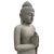 Vintage Asian Stone Carved Standing Garden Buddha Statue For Sale In Los Angeles - Image 6 of 7