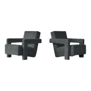 Mid Century Style Lounge Chairs - a Pair