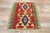 Textile Vintage Persian Shiraz Kilim Rug - 02'02 X 03'00 For Sale - Image 7 of 9