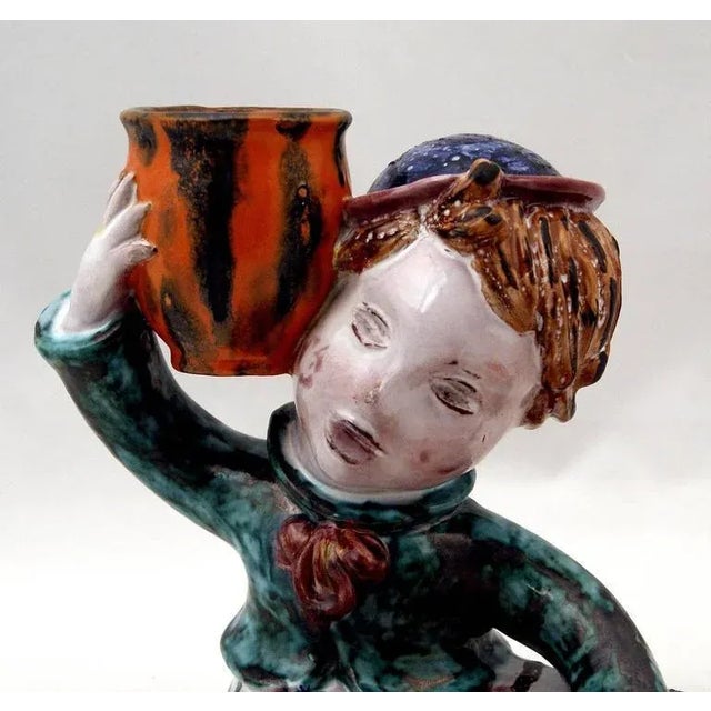 1920s Aschenkindl Figure by Ernst Weber for Goldscheider, 1928-30 For Sale - Image 5 of 7