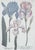Late 20th Century Vintage Iris Botanical Prints in Gold Frames, a Pair For Sale - Image 5 of 8
