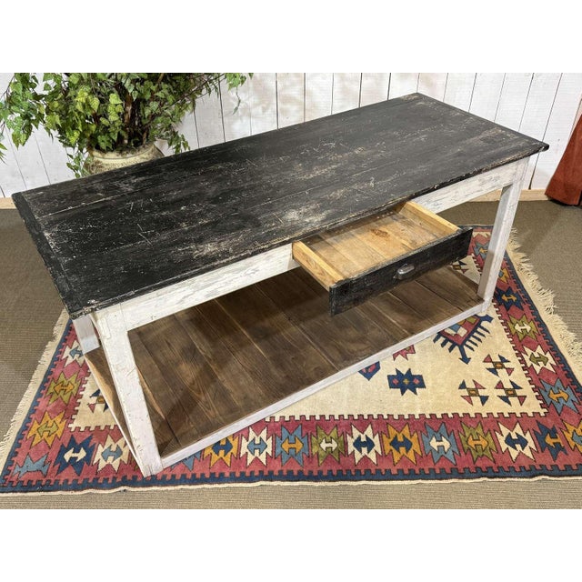 Drapers Table in Fir and Chestnut, 1930s For Sale - Image 18 of 18
