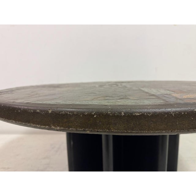 Brutalist Slate and Stone Coffee Table, 1970s For Sale - Image 10 of 14