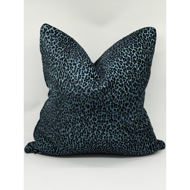 Woven in a glamorous Italian jacquard, the sateen weave ground of this 22x 22 decorative pillow cover allows the iconic...