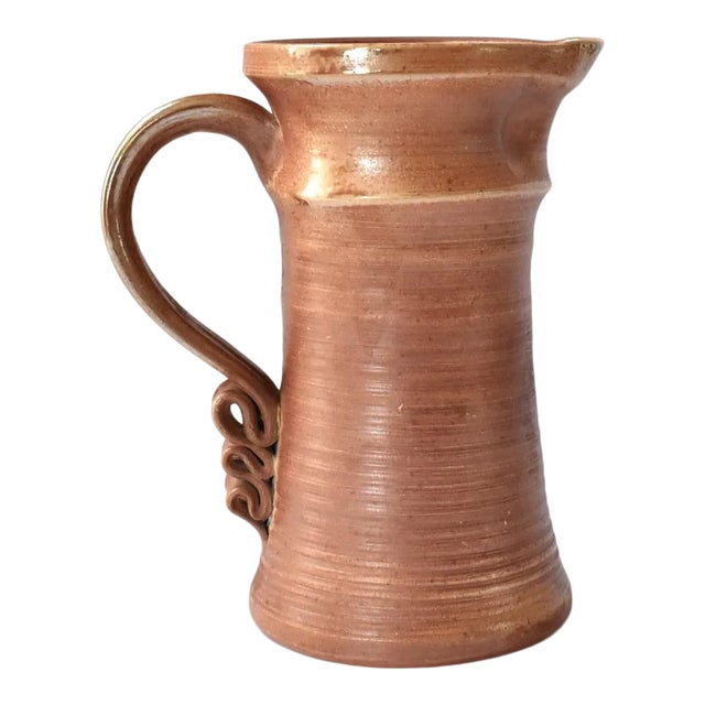 Vintage Art Pottery Pitcher For Sale