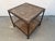 Late 20th Century Rustic Industrial Two-Tier Metal Accent Table For Sale - Image 11 of 15
