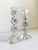 1980s Postmodern Zigzag Crystal Candlesticks, a Pair For Sale - Image 5 of 11