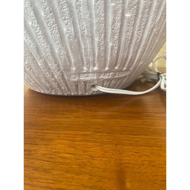 Postmodern 1980s Swirl Table Lamp For Sale - Image 3 of 12