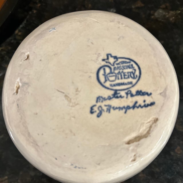 Stone Marshall Pottery Texas, Vintage Jar For Sale - Image 7 of 10