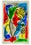 Wood Oz El Hai 1, Original Oz El Hai Israeli Pop Art Vibrant Lacquer Enamel Painting Colorful Love, c. 20th century For Sale - Image 7 of 7