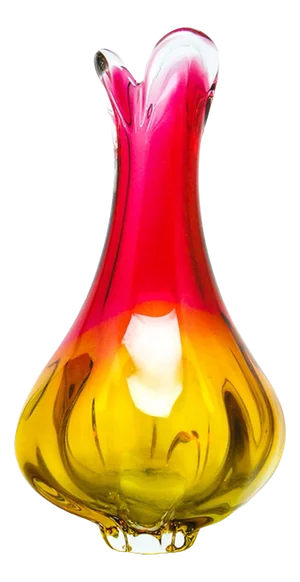 Postmodern Vase from Chribska Glassworks, Former Czechoslovakia, 1960s, 1970s