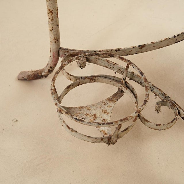 White Console Toilet with Basins and Mirror For Sale - Image 8 of 13