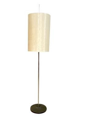 Silk Lampshade Floor Lamp, Germany, 1960s
