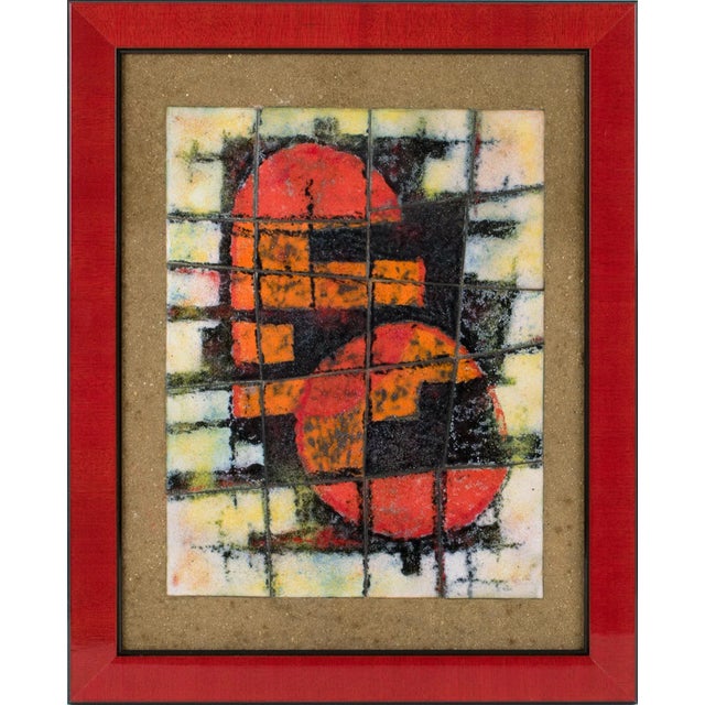 Brutalist Abstract Enamel Mounted Wall Panel Plaque Artwork For Sale - Image 13 of 13