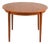 Scandinavian Teak Extendable Round Table, 1960s For Sale
