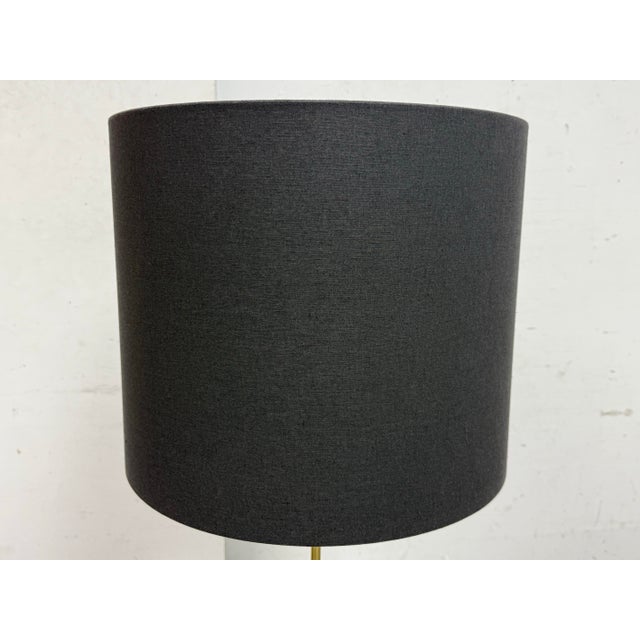 2020s Rejuvenation Stand Floor Lamp With Black Drum Shade For Sale - Image 5 of 12
