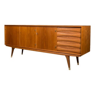 Mid-Century Scandinavian Modern Sideboard in Teak from Sven Andersen, 1950s For Sale