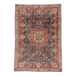 Antique Persian Tabriz Rug, 06'07 X 09'05 For Sale