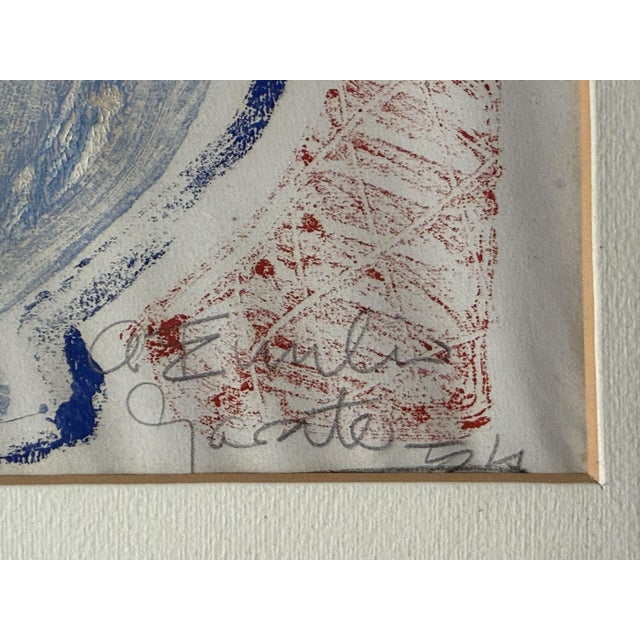 Filippo De Pisis, Composition, Mixed Media on Paper, 1945 For Sale - Image 3 of 12