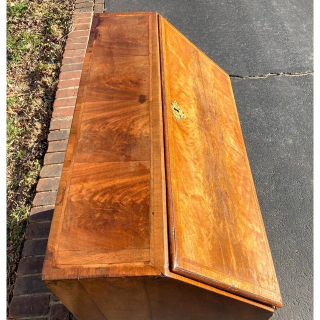 Queen Anne 17th Century Charles II Slant-Front Desk For Sale - Image 3 of 11