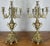 Vintage French Brass Ornate Decorative Candleholders, Set of 2 For Sale - Image 13 of 13