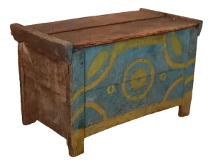 Primitive Shepards Coffer, 1890s