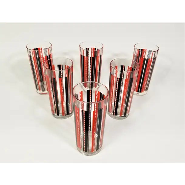 Italian Mid Century 1950s Glassware Barware Made in Italy For Sale - Image 15 of 15