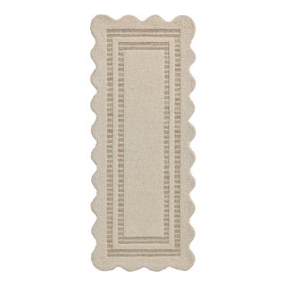 Chris Loves Julia x Loloi Scottie Ivory / Grey 2'-3" x 3'-9" Runner Rug For Sale