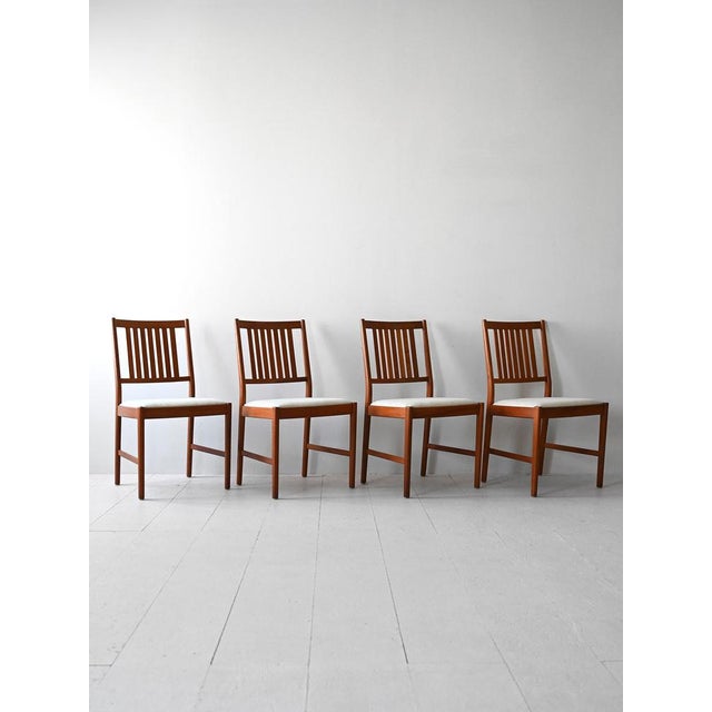 Swedish Chairs, 1960s, Set of 4 For Sale - Image 9 of 9