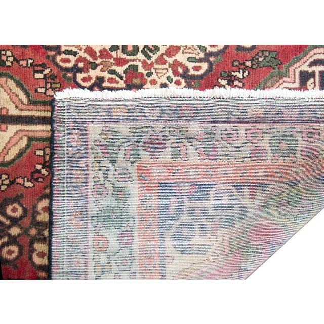 Persian Vintage Persian Hamadan Rug For Sale - Image 3 of 14