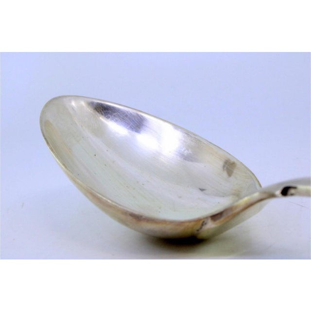 Silver Rice and Serving Spoon with Handle For Sale - Image 4 of 7