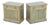 French Provincial Style Painted Cabinets, Pair For Sale