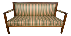 19th Century Directoire Style 3-Seater Bench in Cherrywood