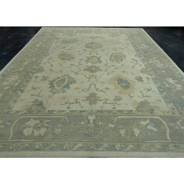 Turkish Oushak Rug 10'6" x 14'1" #18548 Explore a curated collection of hallway runners, wool rugs, and handmade...