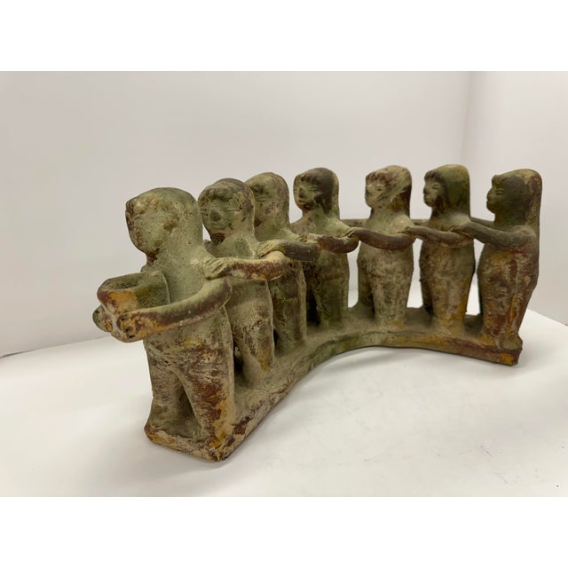 Sculpture Materials 1950s Mexican Folk Art “Circle of Friends” Clay Unity Sculpture For Sale - Image 7 of 10