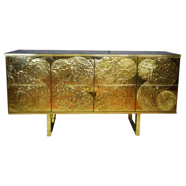 Brass and Birch Sideboard from Justfurnituress SRL For Sale - Image 13 of 13
