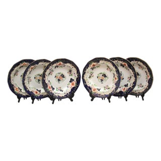 Soup Bowls from Mason's Ironstone, 1840, Set of 6 For Sale