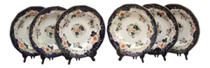 Soup Bowls from Mason's Ironstone, 1840, Set of 6