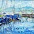 1990s Oil Painting by Alexander Michael - Boat Harbor, Fraueninsel, 1994 For Sale - Image 5 of 7
