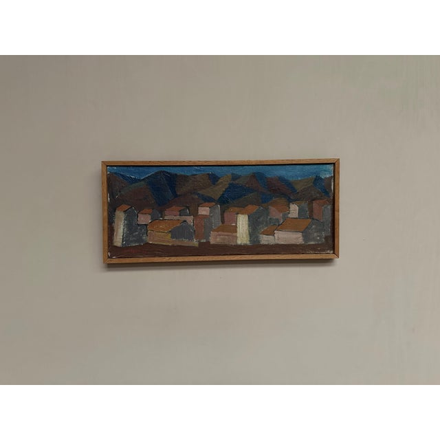 Johan Lundgren, Cityscape, 1952, Oil Painting on Canvas, Framed For Sale - Image 10 of 18