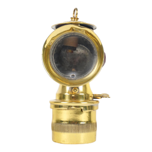 Antique Converted c.m. Hall Carbide Bicycle Lamp