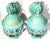 Metal Funky Vintage Pair of Solid Brass Verdigris Wall Lanterns - 14”h X 7” W X 8”.5 D For Sale - Image 7 of 17